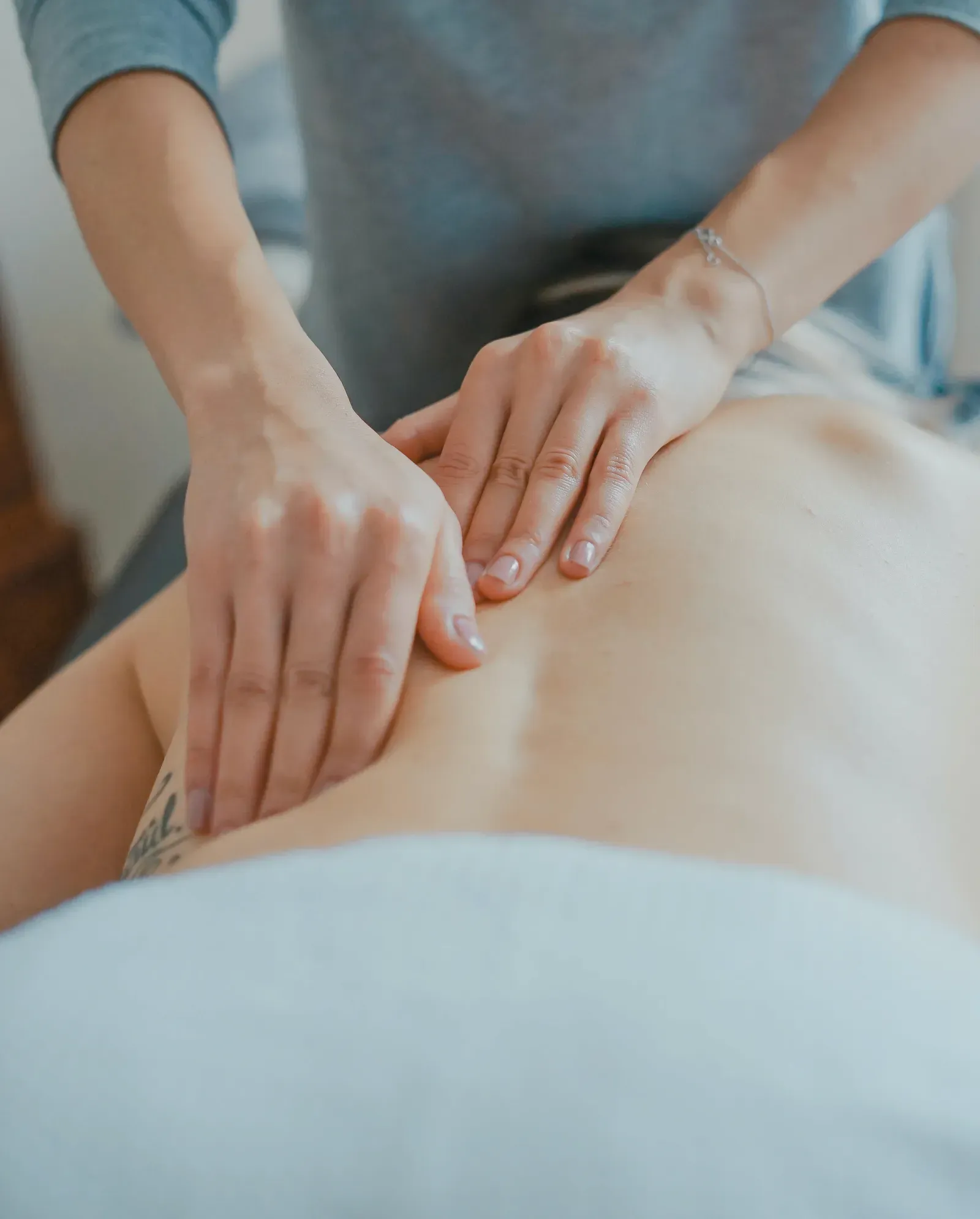 Soft-tissue care for a work injury